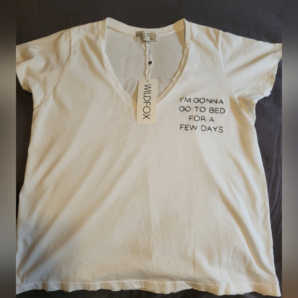 Wildfox distressed T shirt